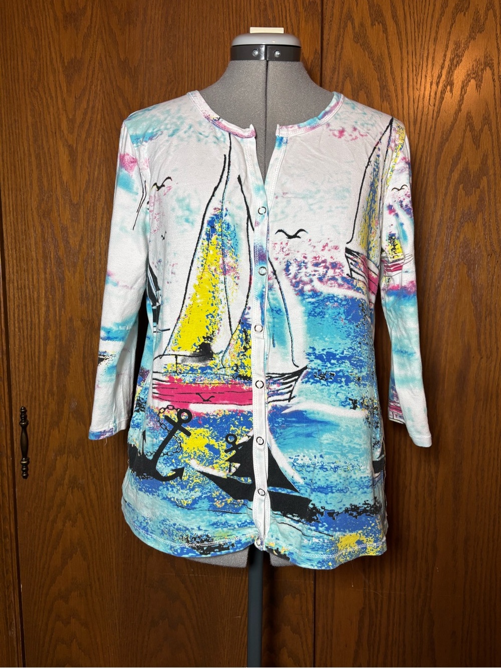 Palm Harbour Pastel Tie-Dye cardigan - medium